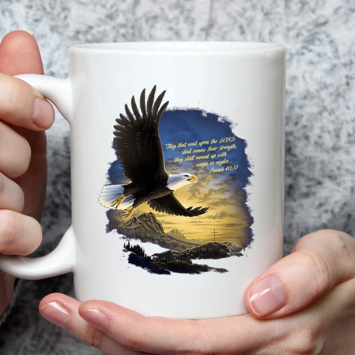 Wings As Eagles Isaiah 40:31 T-Shirt Christian Religion Bible Verse Gift Wings As Eagles Isaiah 40:31 T-Shirt Christian Religion Bible Verse Gift