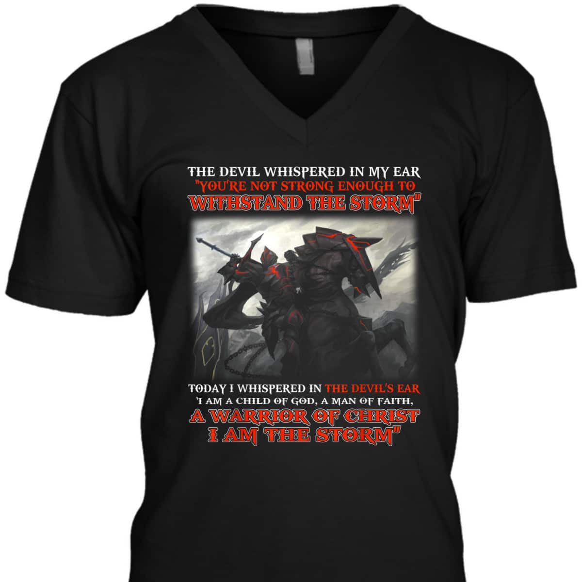 Armor Of God T-Shirt I Am A Child Of God A Warrior Of Christ Christian Religion Gift
