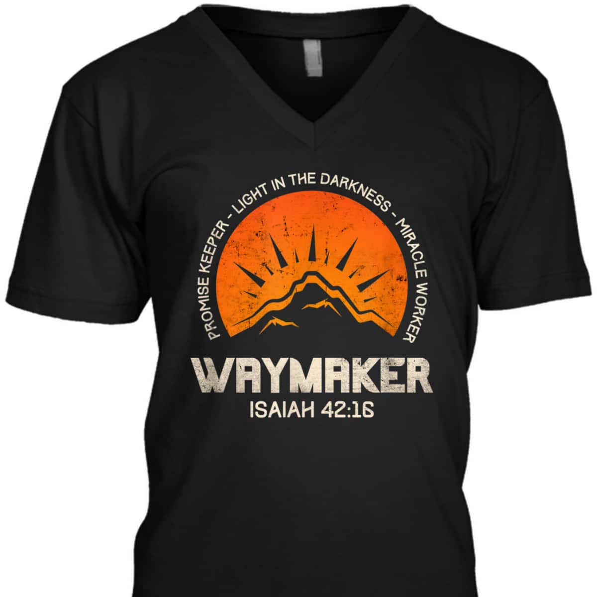 Retro Waymaker Promise Keeper Miracle Worker Christian Isaiah 42:16 T-Shirt Retro Waymaker Promise Keeper Miracle Worker Christian Isaiah 42:16 T-Shirt