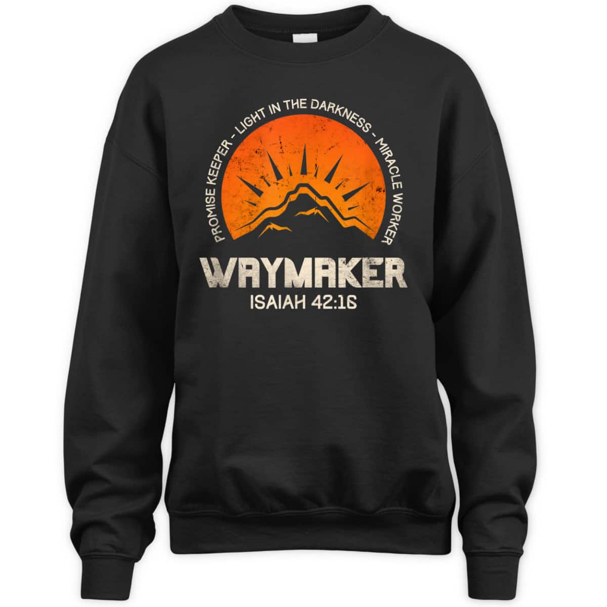 Retro Waymaker Promise Keeper Miracle Worker Christian Isaiah 42:16 T-Shirt Retro Waymaker Promise Keeper Miracle Worker Christian Isaiah 42:16 T-Shirt