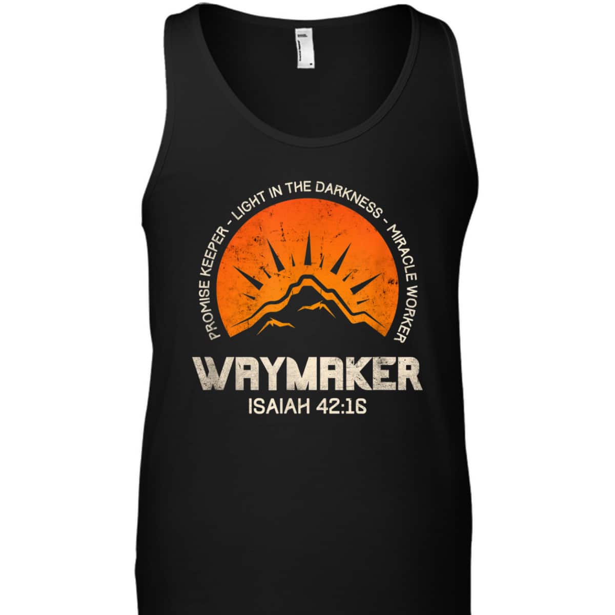 Retro Waymaker Promise Keeper Miracle Worker Christian Isaiah 42:16 T-Shirt Retro Waymaker Promise Keeper Miracle Worker Christian Isaiah 42:16 T-Shirt