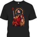 Jesus The Heavy Metal Guitarist Funny Christian T-Shirt