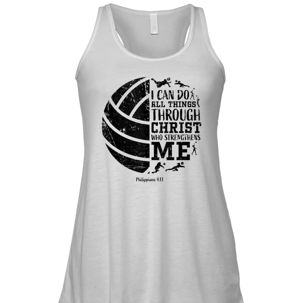Bible Verse T-Shirt Philippians 4:13 Volleyball Gifts I Can Do All Things Through Christ Bible Verse T-Shirt Philippians 4:13 Volleyball Gifts I Can Do All Things Through Christ