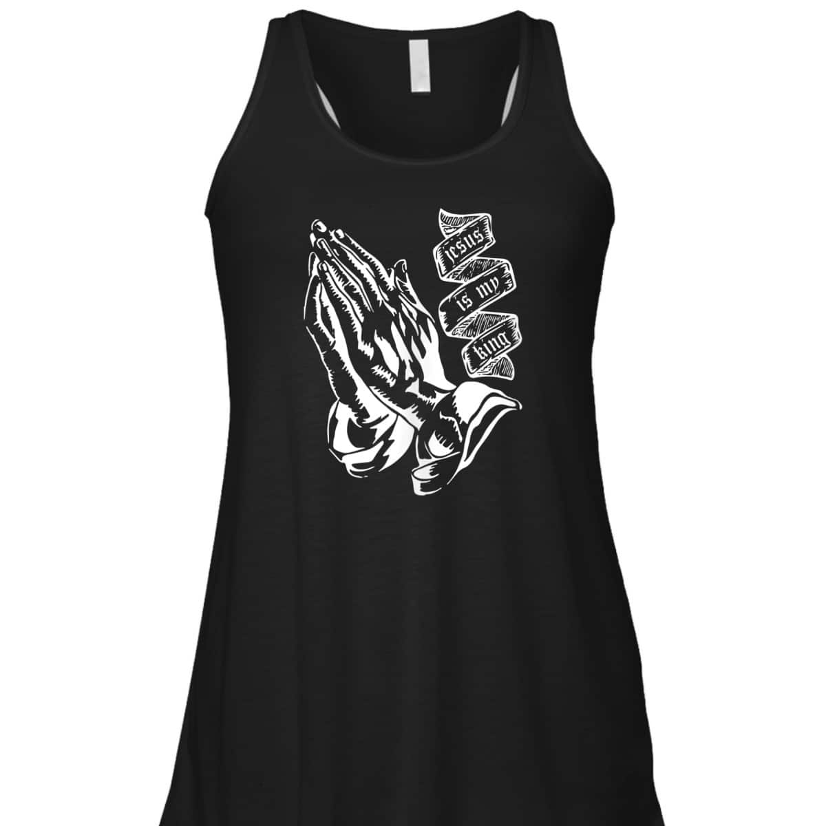 Prayer Hands Jesus Is My King Christian Religion Bible Verse T-Shirt Prayer Hands Jesus Is My King Christian Religion Bible Verse T-Shirt