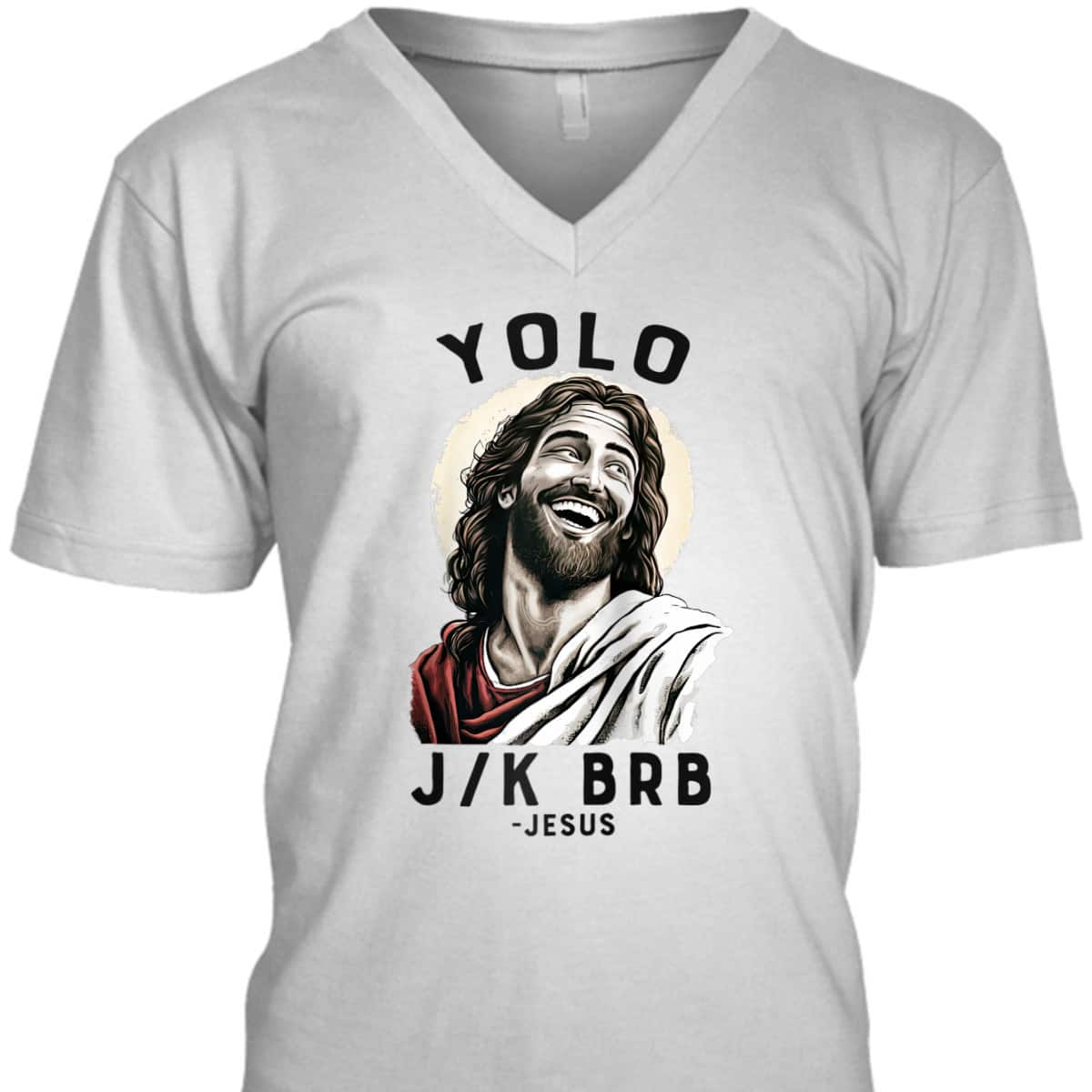 Jesus YOLO JK BRB Funny Christian Easter Day T-Shirt Jesus YOLO JK BRB Funny Christian Easter Day T-Shirt