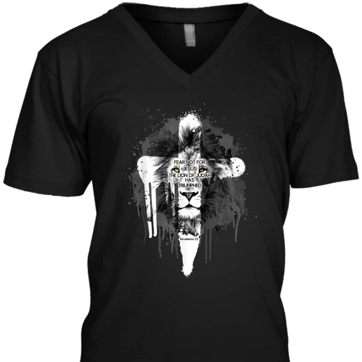 Awesome Christian T-Shirt The Lion Of Judah Has Triumphed