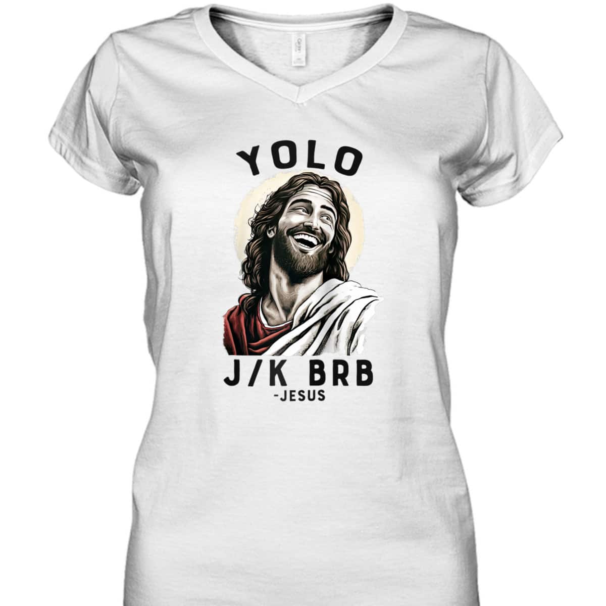 Jesus YOLO JK BRB Funny Christian Easter Day T-Shirt Jesus YOLO JK BRB Funny Christian Easter Day T-Shirt