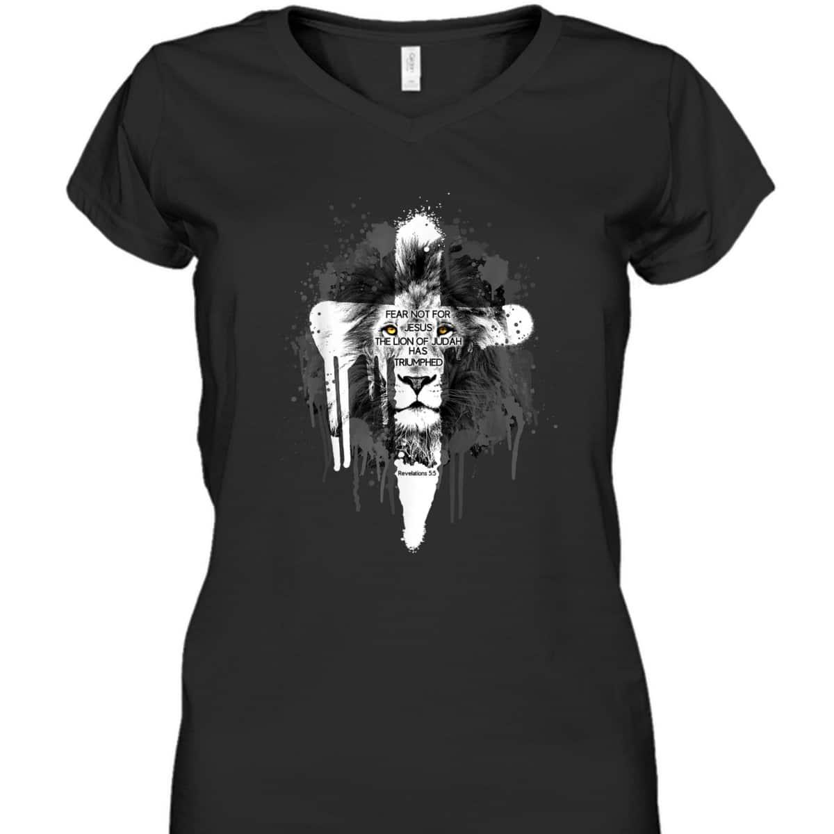 Awesome Christian T-Shirt The Lion Of Judah Has Triumphed Awesome Christian T-Shirt The Lion Of Judah Has Triumphed