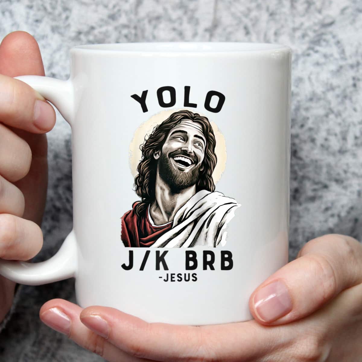 Jesus YOLO JK BRB Funny Christian Easter Day T-Shirt Jesus YOLO JK BRB Funny Christian Easter Day T-Shirt
