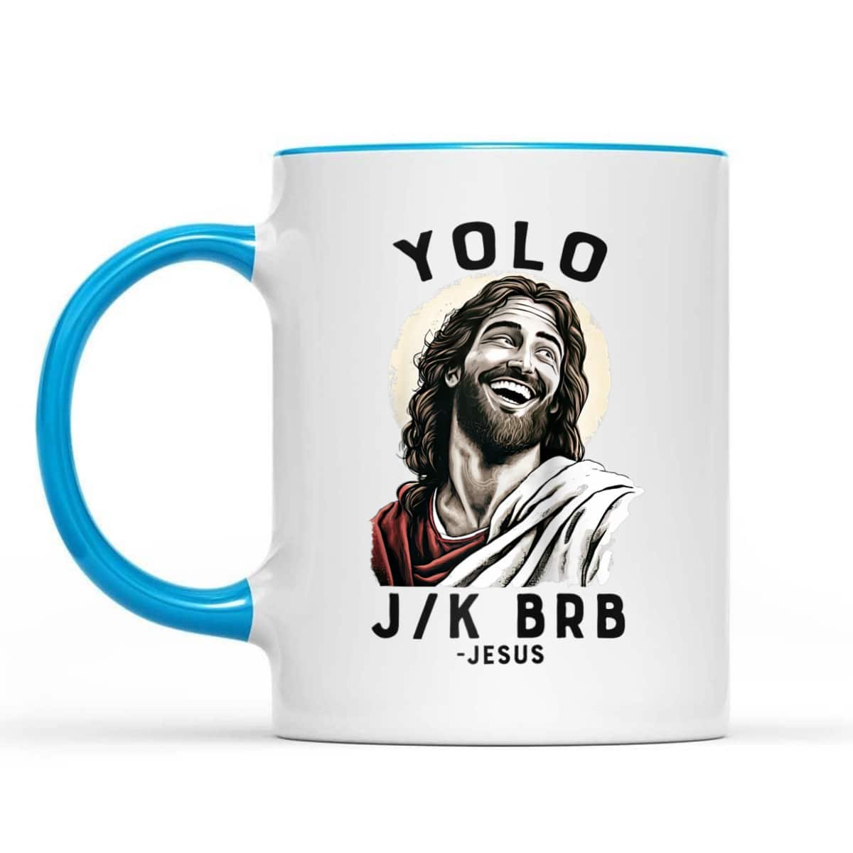 Jesus YOLO JK BRB Funny Christian Easter Day T-Shirt Jesus YOLO JK BRB Funny Christian Easter Day T-Shirt