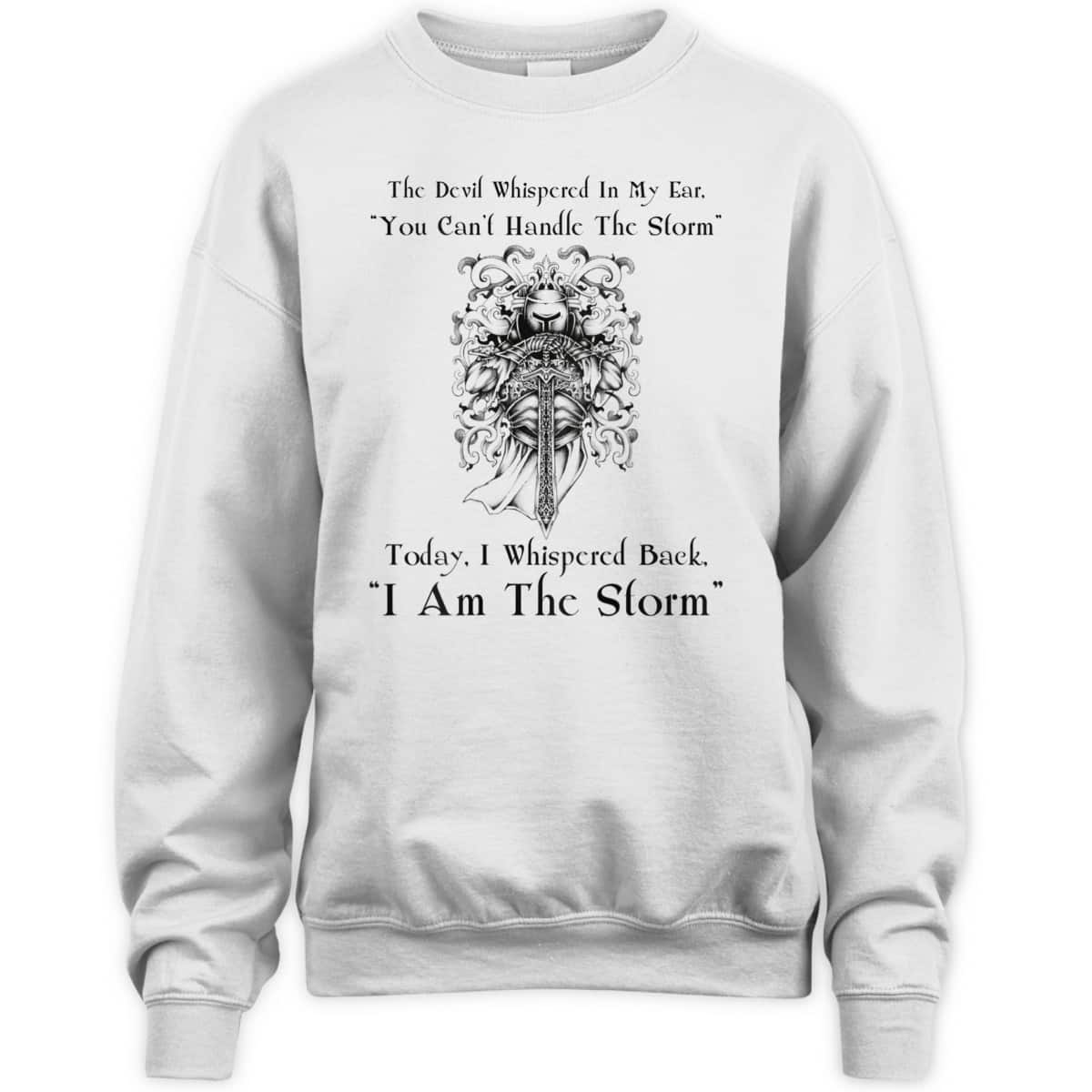 I Am The Storm T-Shirt Christian Religion Gift