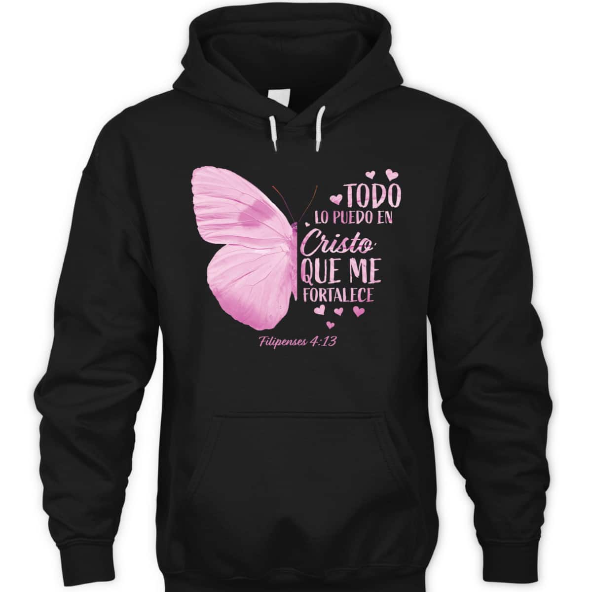 Christian Spanish Bible Verse Religious T-Shirt Filipenses 4:13