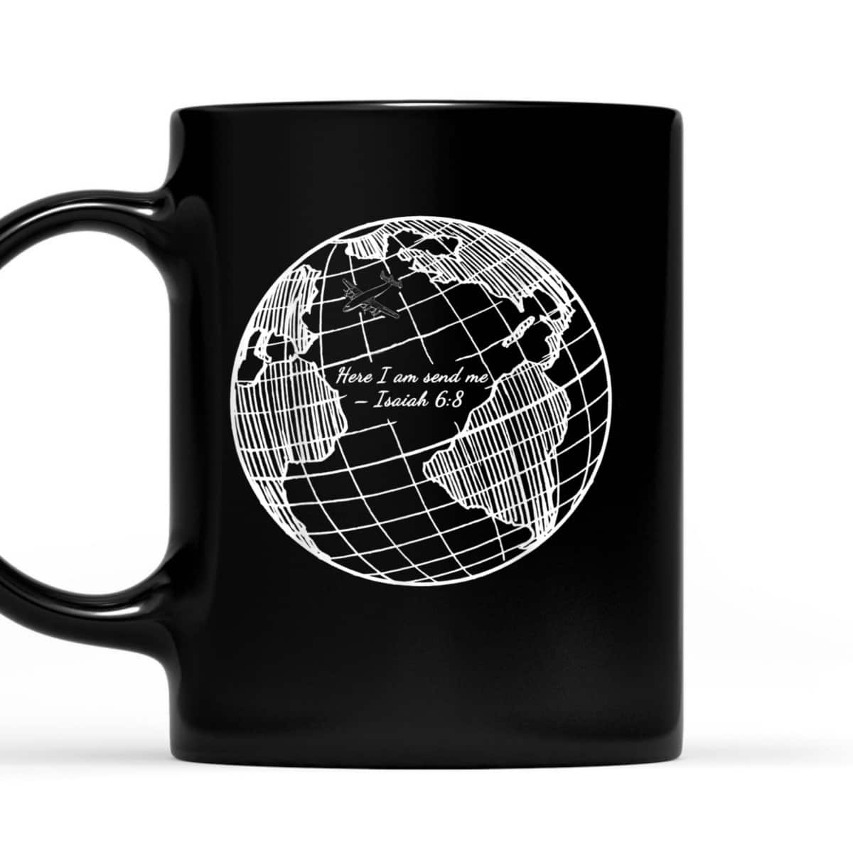 Here I Am Send Me Isaiah 6:8 Christian Missionary Religious Bible Verse T-Shirt Gift Here I Am Send Me Isaiah 6:8 Christian Missionary Religious Bible Verse T-Shirt Gift