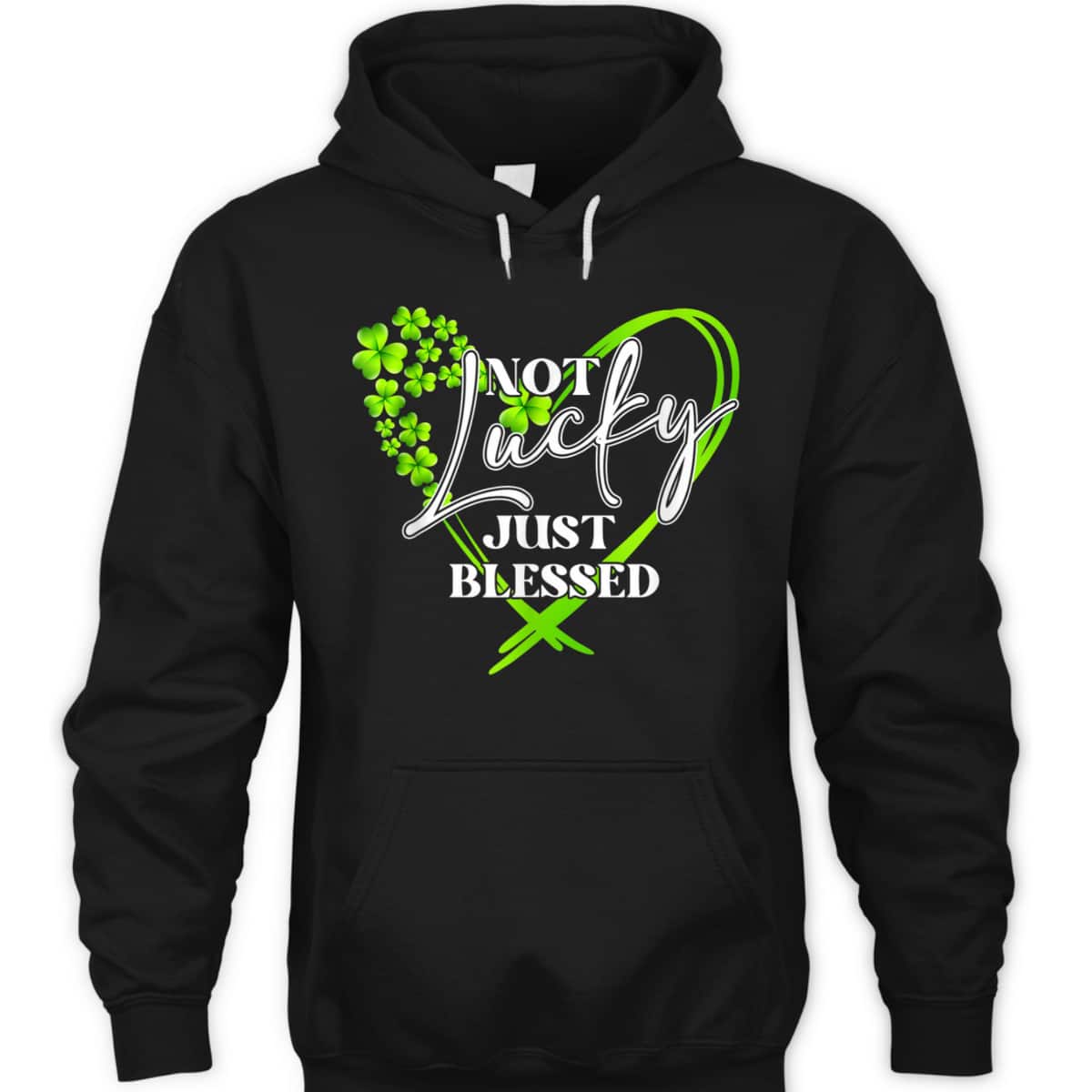 Romans 4:7-8 T-Shirt Not Lucky Just Blessed Heart Shamrock Christian St Patrick's Day Gift Romans 4:7-8 T-Shirt Not Lucky Just Blessed Heart Shamrock Christian St Patrick's Day Gift