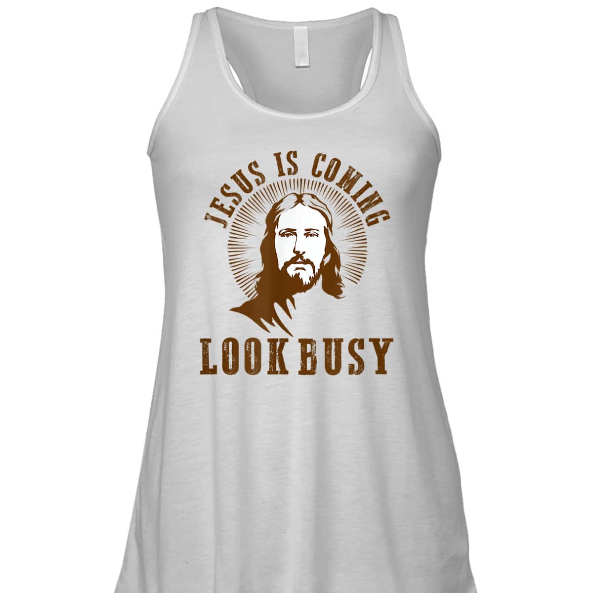 Jesus Is Coming Look Busy Funny Christian Religious T-Shirt Jesus Is Coming Look Busy Funny Christian Religious T-Shirt