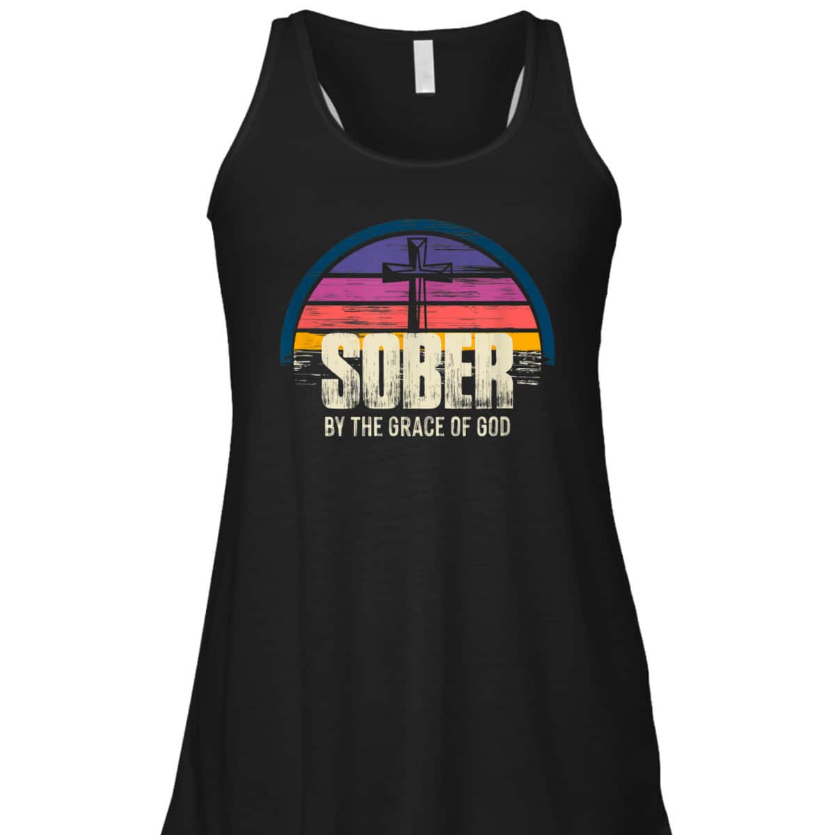 Sober By The Grace Of God T-Shirt Christian Religious Gift Sober By The Grace Of God T-Shirt Christian Religious Gift