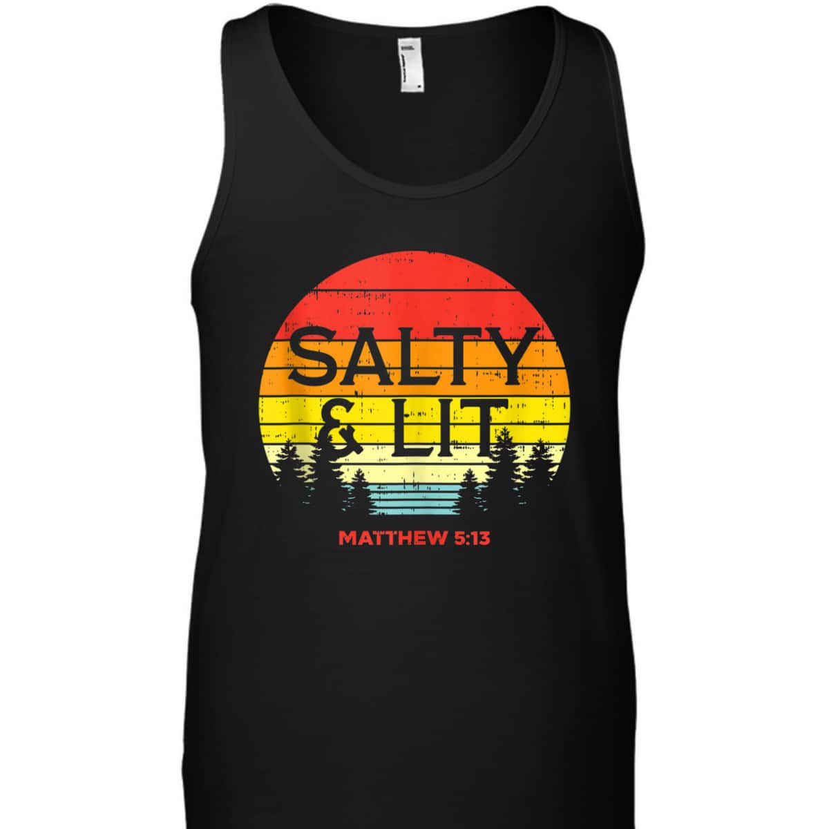 Salty And Lit Matthew 5:13 Christian Bible Verse T-Shirt Gift