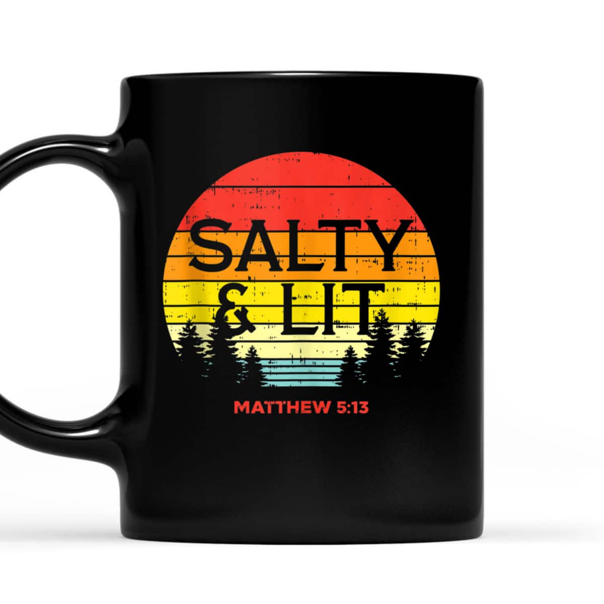 Salty And Lit Matthew 5:13 Christian Bible Verse T-Shirt Gift