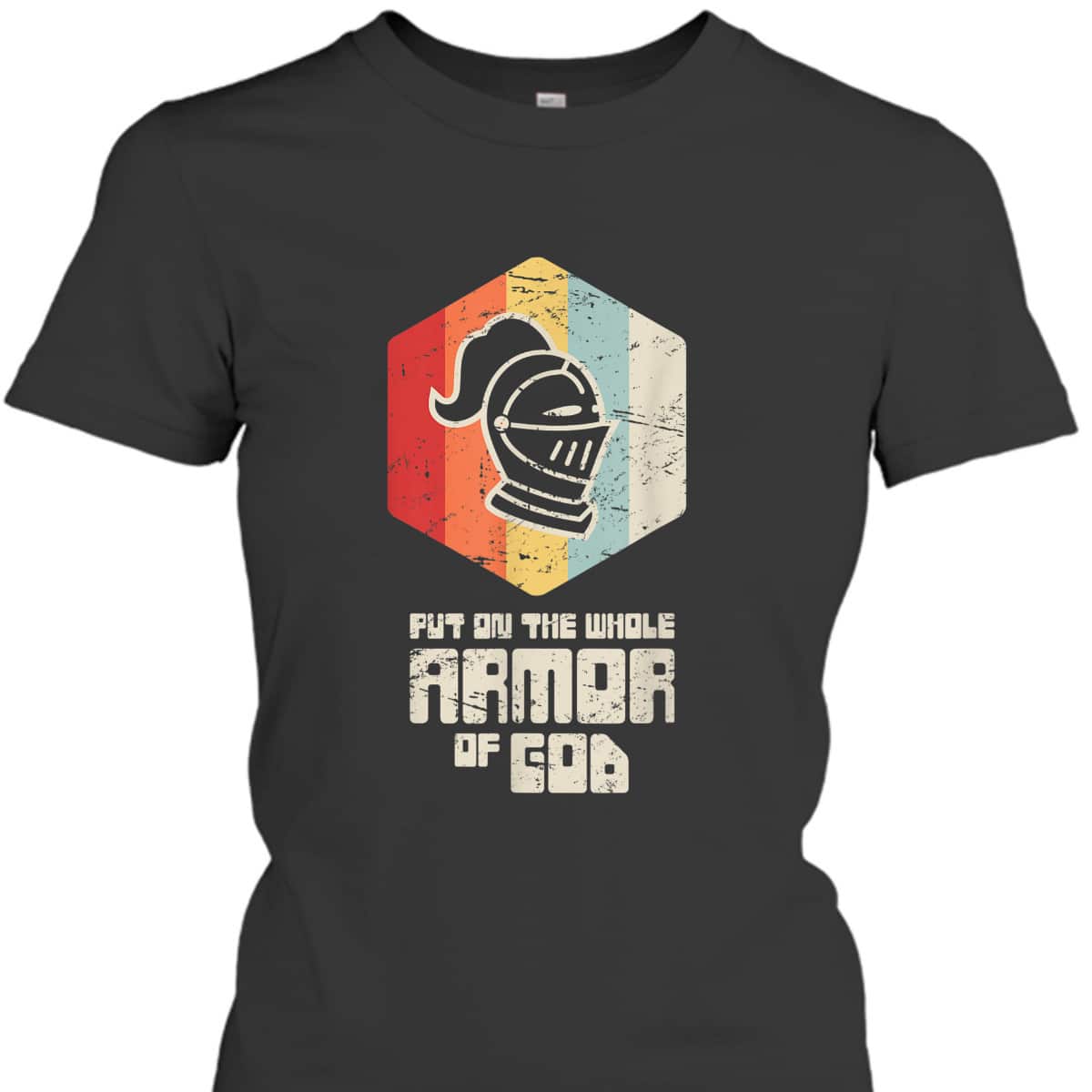 Retro Armor Of God Ephesians 6:11 T-Shirt Christianity Religious Gift Retro Armor Of God Ephesians 6:11 T-Shirt Christianity Religious Gift