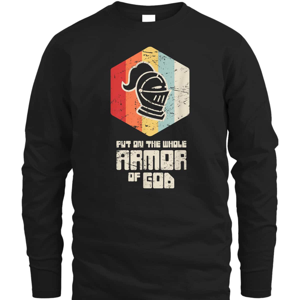 Retro Armor Of God Ephesians 6:11 T-Shirt Christianity Religious Gift Retro Armor Of God Ephesians 6:11 T-Shirt Christianity Religious Gift
