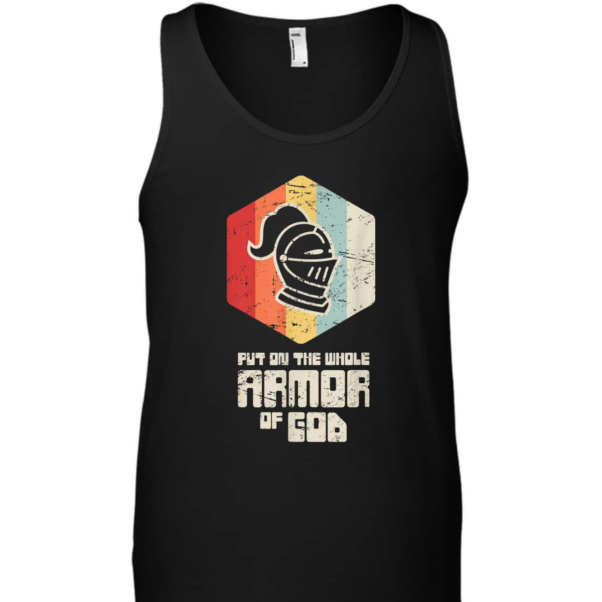 Retro Armor Of God Ephesians 6:11 T-Shirt Christianity Religious Gift