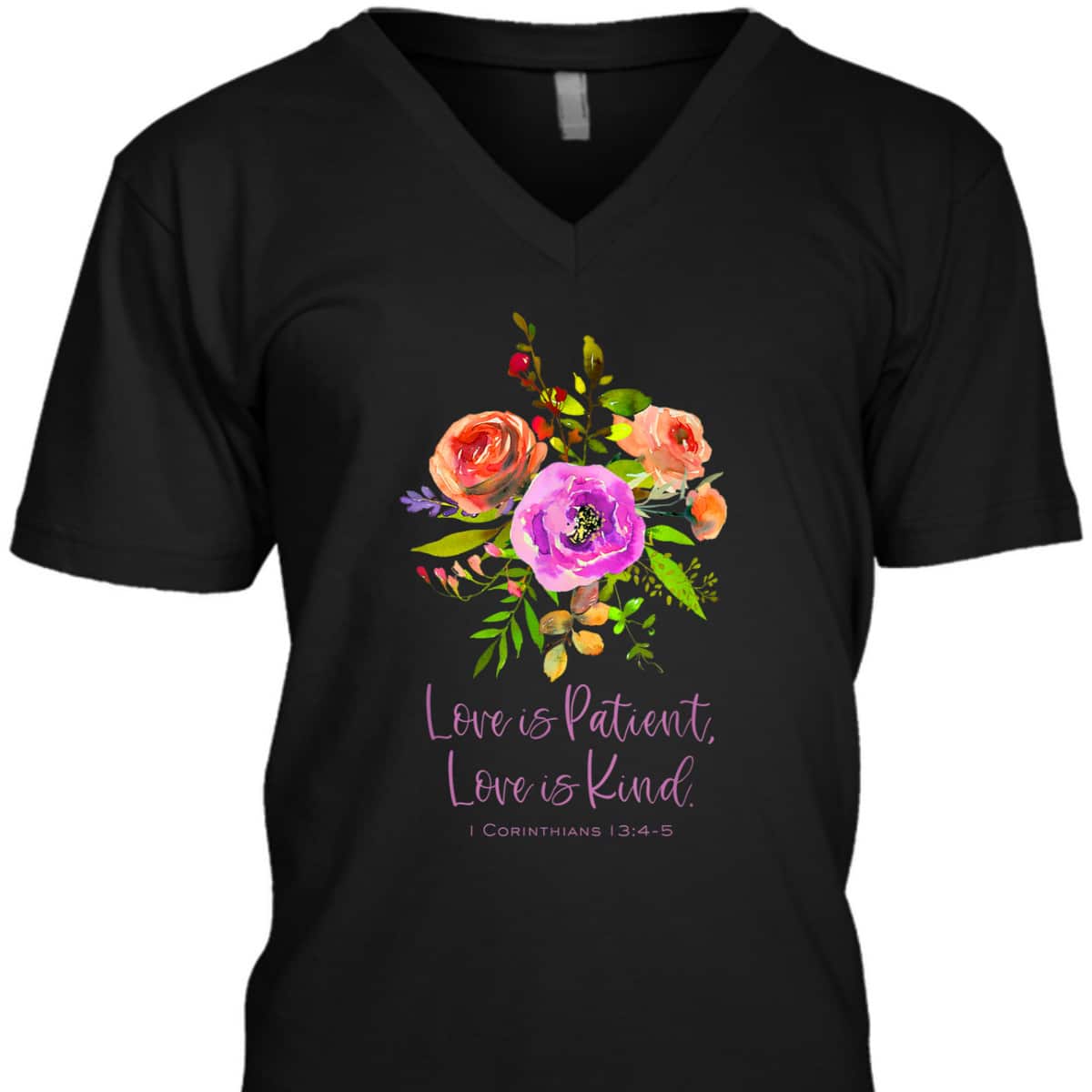 Love Is Patient And Kind 1 Corinthians Christian Bible Verse T-Shirt Love Is Patient And Kind 1 Corinthians Christian Bible Verse T-Shirt