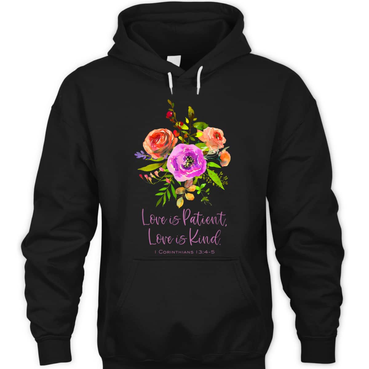 Love Is Patient And Kind 1 Corinthians Christian Bible Verse T-Shirt