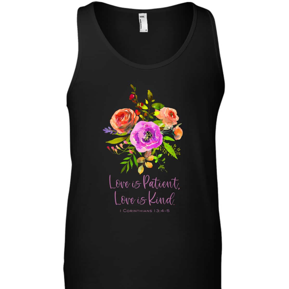 Love Is Patient And Kind 1 Corinthians Christian Bible Verse T-Shirt