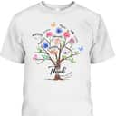 Jesus Flower Butterfly Think About Such Things Philippians 48 Bible Verse Religious T-Shirt Jesus Flower Butterfly Think About Such Things Philippians 48 Bible Verse Religious T-Shirt