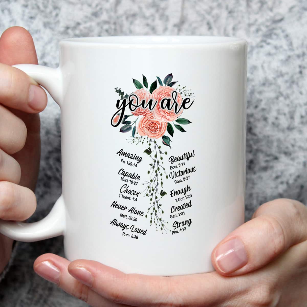 Floral You Are Christian Bible Verse Religious T-Shirt Gift Floral You Are Christian Bible Verse Religious T-Shirt Gift