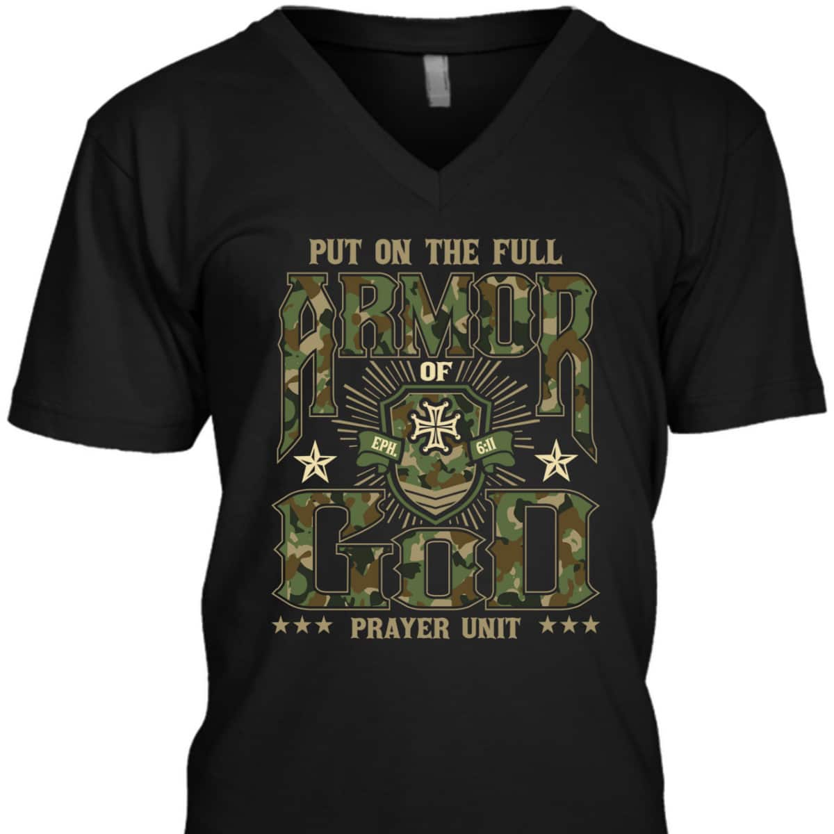 Put On The Full Armor Of God Prayer Christian Religious Bible Gift T-Shirt