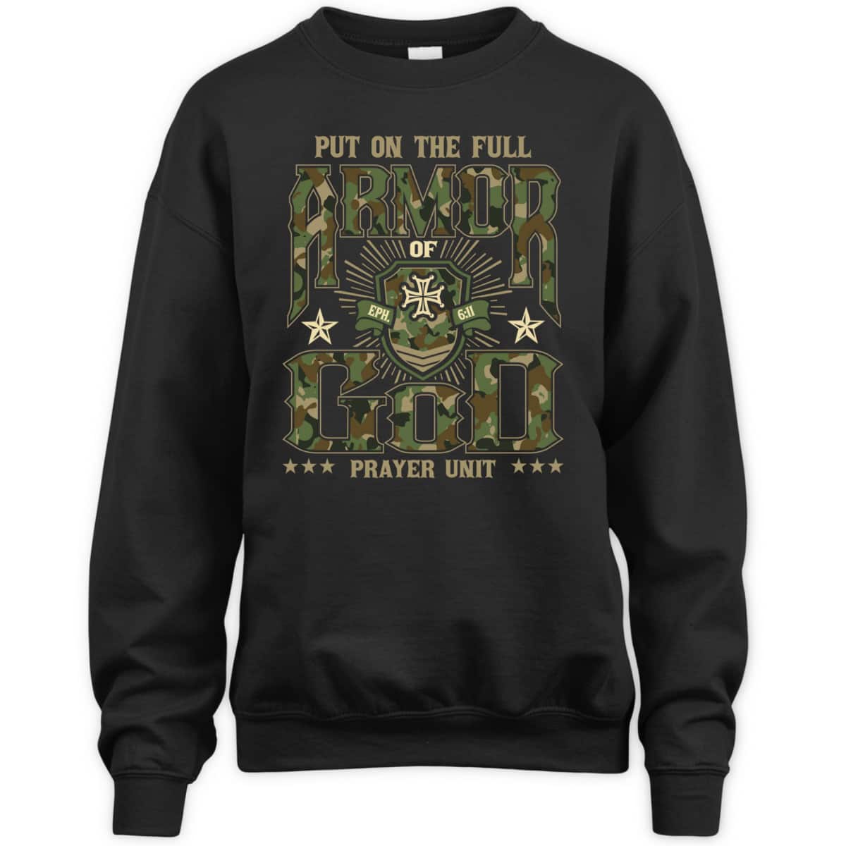 Put On The Full Armor Of God Prayer Christian Religious Bible Gift T-Shirt