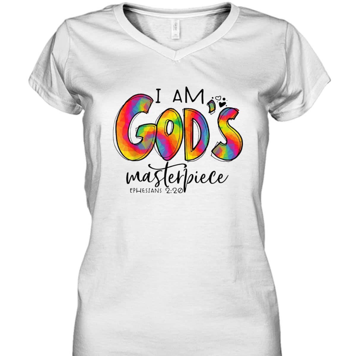I’m God's Masterpiece Ephesians 2:20 T-Shirt Bible Verse Christian Gift I’m God's Masterpiece Ephesians 2:20 T-Shirt Bible Verse Christian Gift