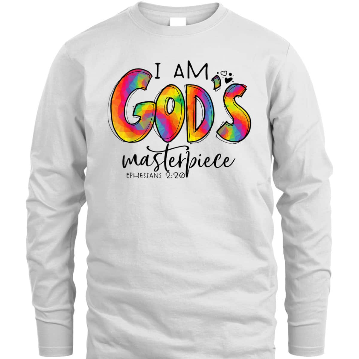 I’m God's Masterpiece Ephesians 2:20 T-Shirt Bible Verse Christian Gift I’m God's Masterpiece Ephesians 2:20 T-Shirt Bible Verse Christian Gift