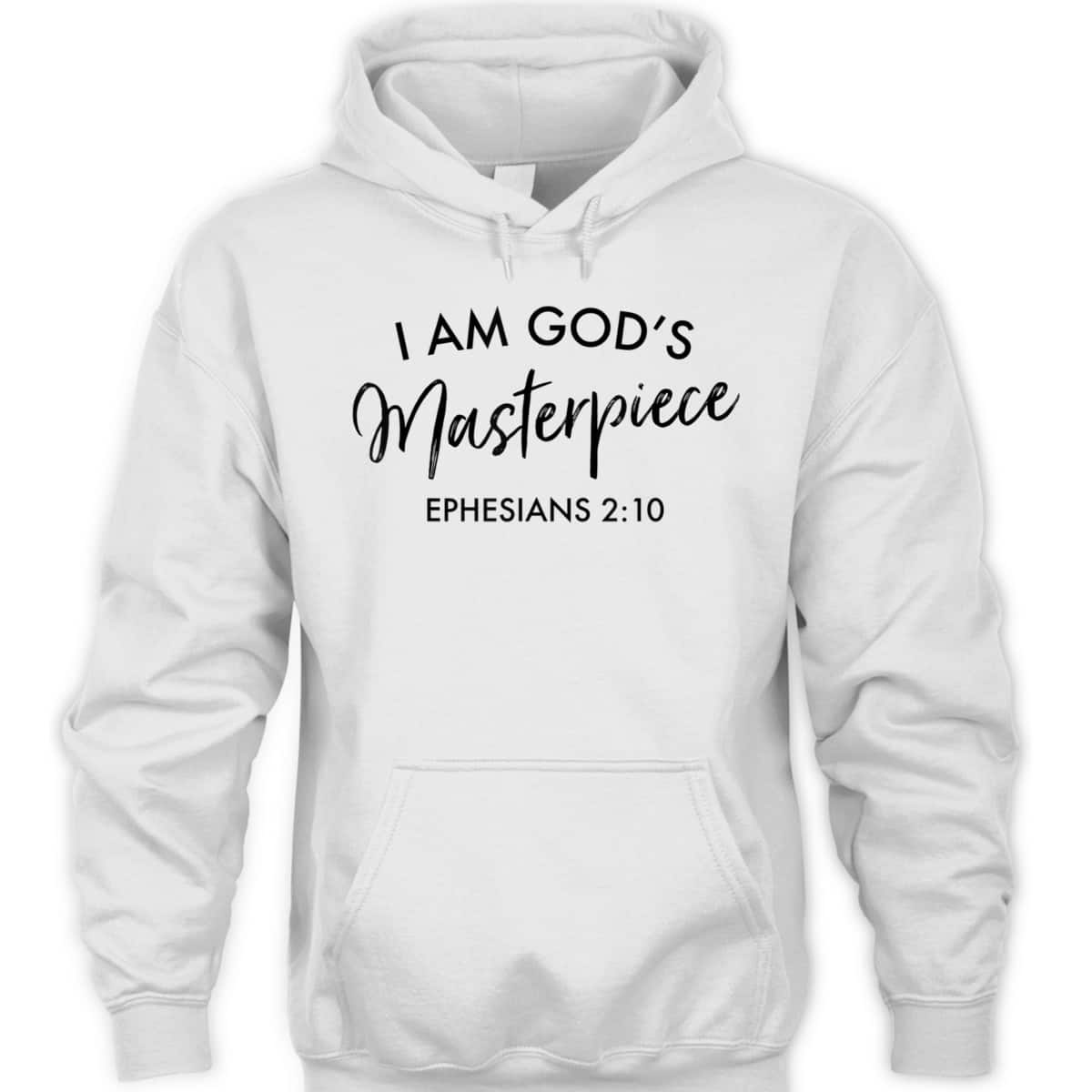 I Am God's Masterpiece T-Shirt Ephesians 2:10 Encouraging Bible Verse Christian Gift