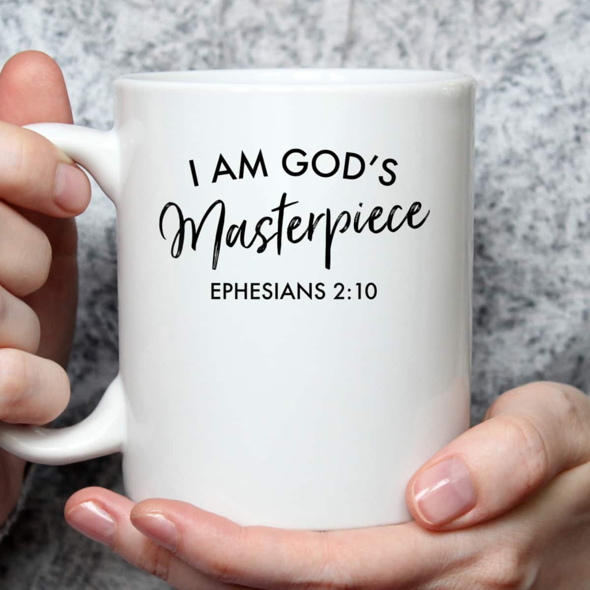 I Am God's Masterpiece T-Shirt Ephesians 2:10 Encouraging Bible Verse Christian Gift