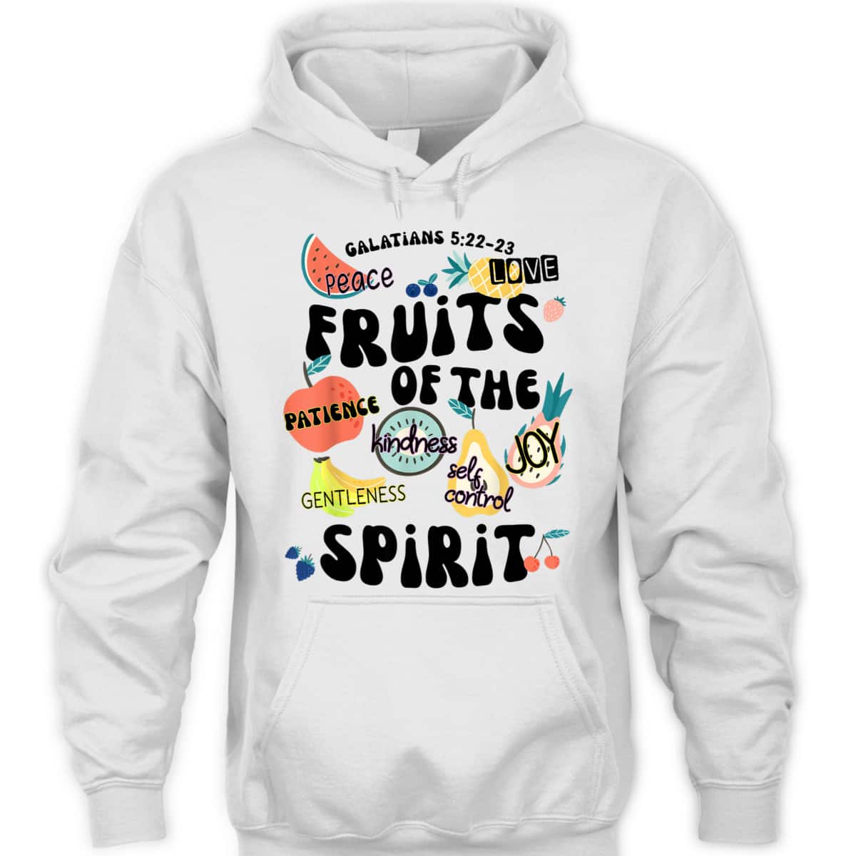Fruits Of The Spirit Galatians 5:22-23 Bible Verse T-Shirt Gift