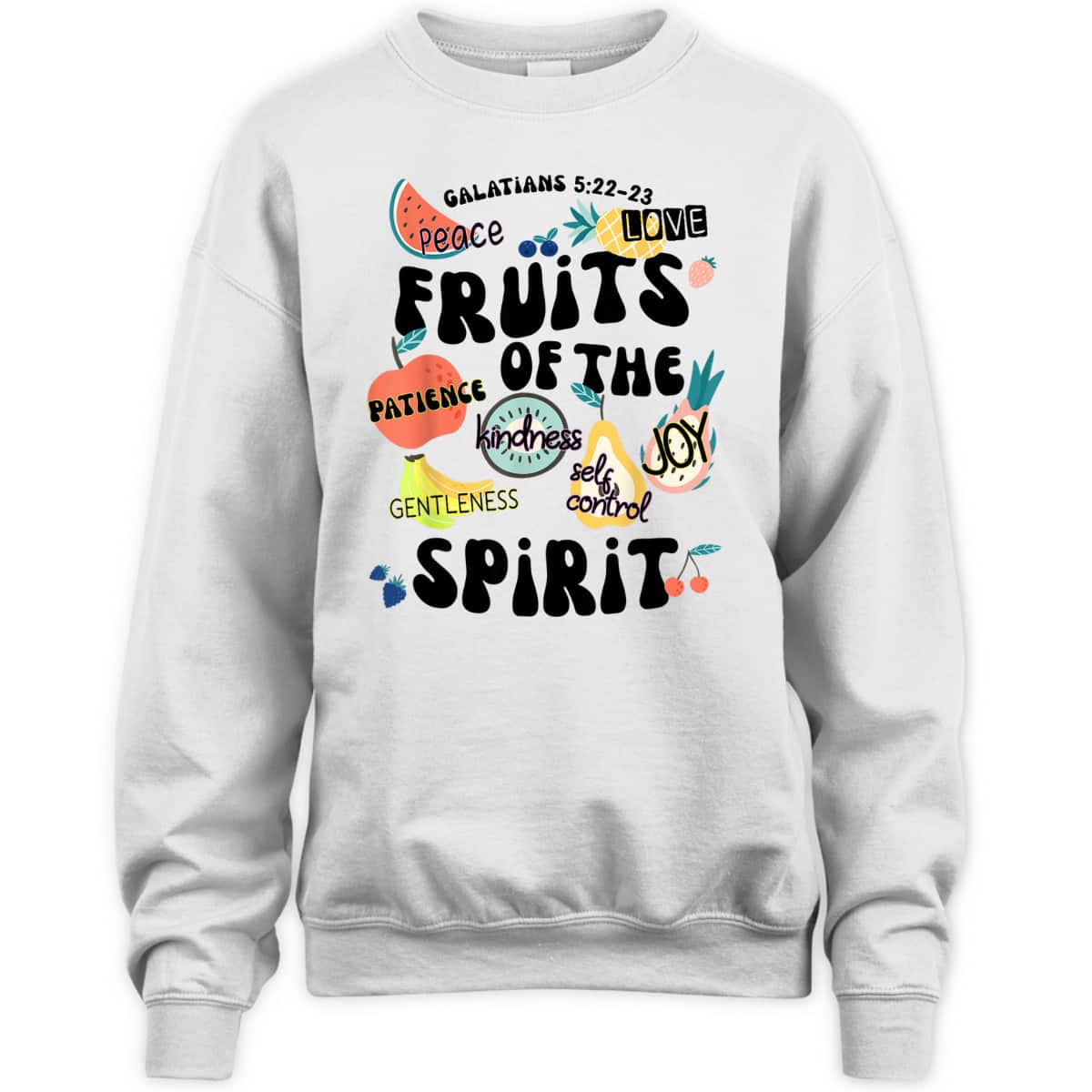 Fruits Of The Spirit Galatians 5:22-23 Bible Verse T-Shirt Gift