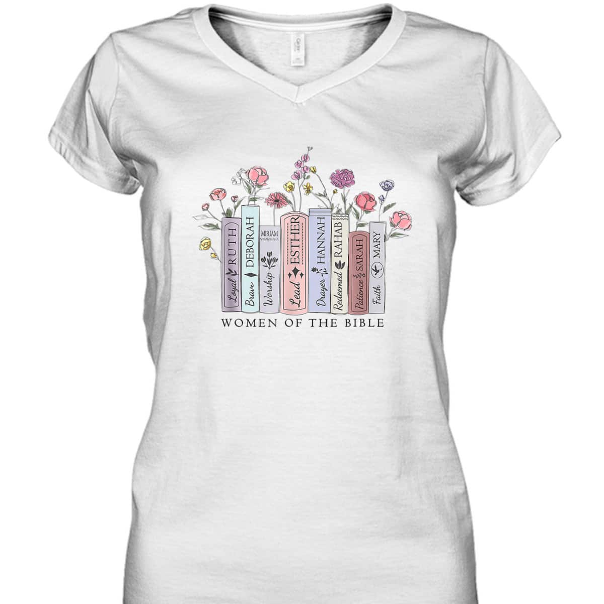 Women Of The Bible T-Shirt Religious Christian Faith Jesus