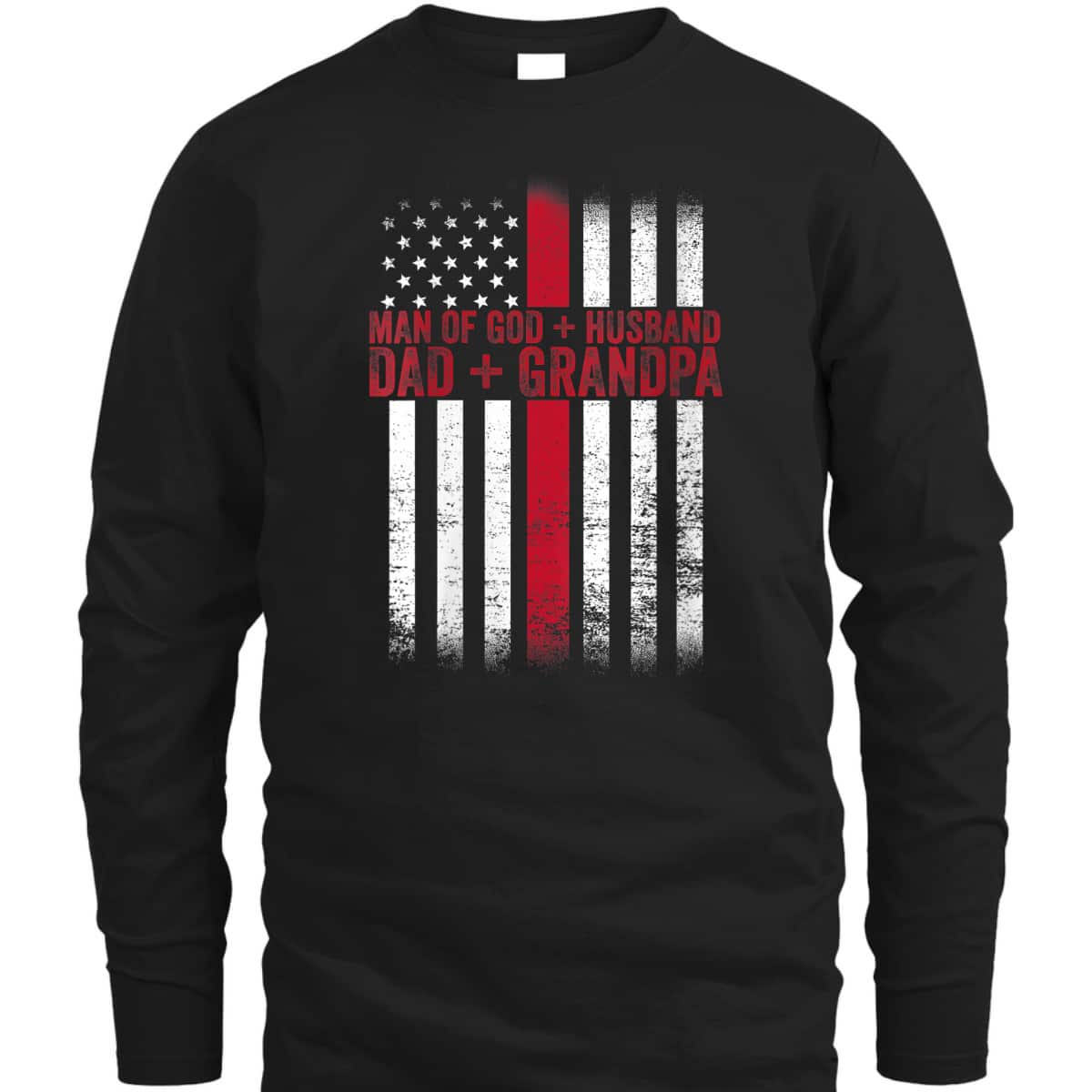 Man Of God T-Shirt Husband Daddy Grandpa US Flag Christian Fathers Day Gift Man Of God T-Shirt Husband Daddy Grandpa US Flag Christian Fathers Day Gift