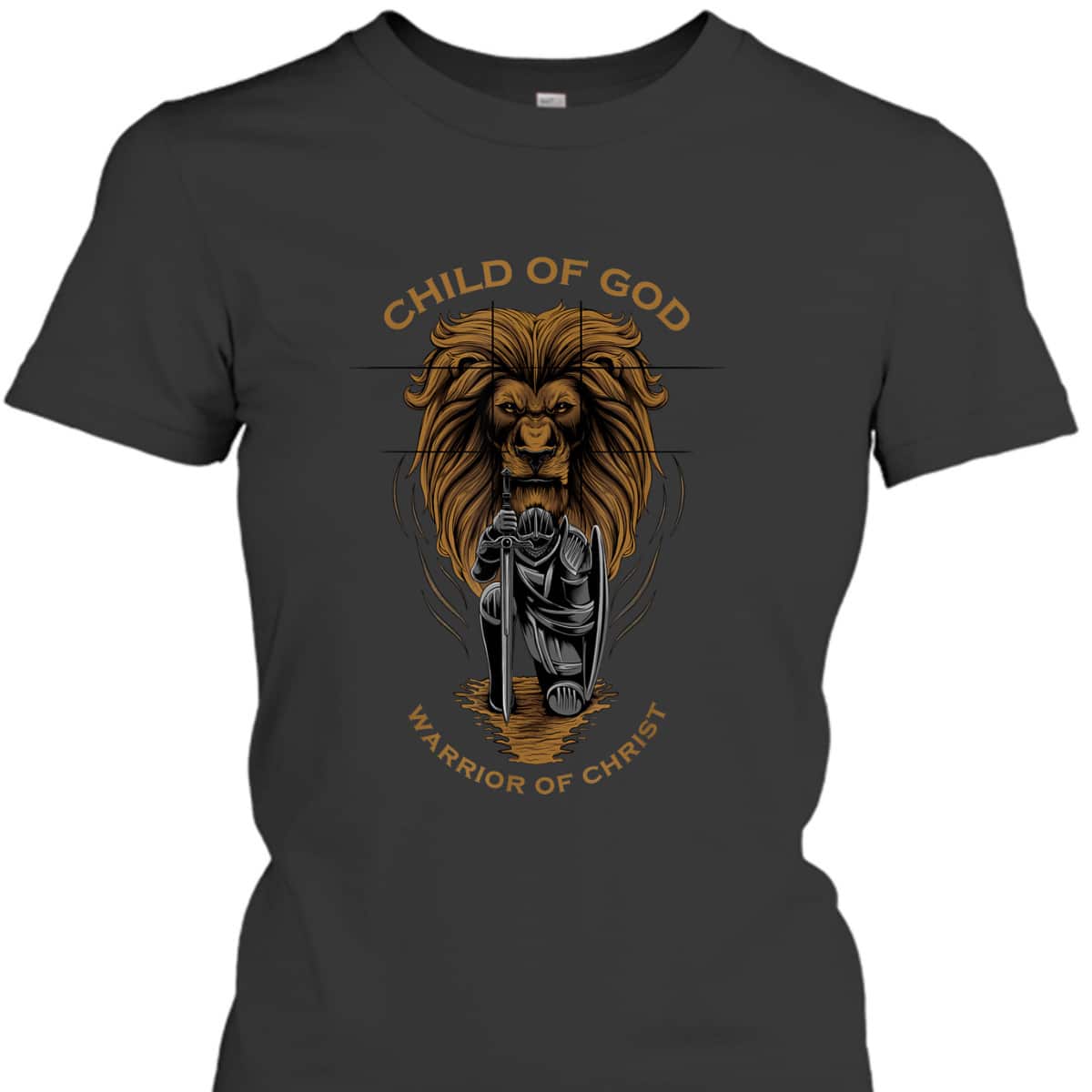 Child Of God Warrior Of Christ Armor Of God T-Shirt Jesus Christian Faith Gift