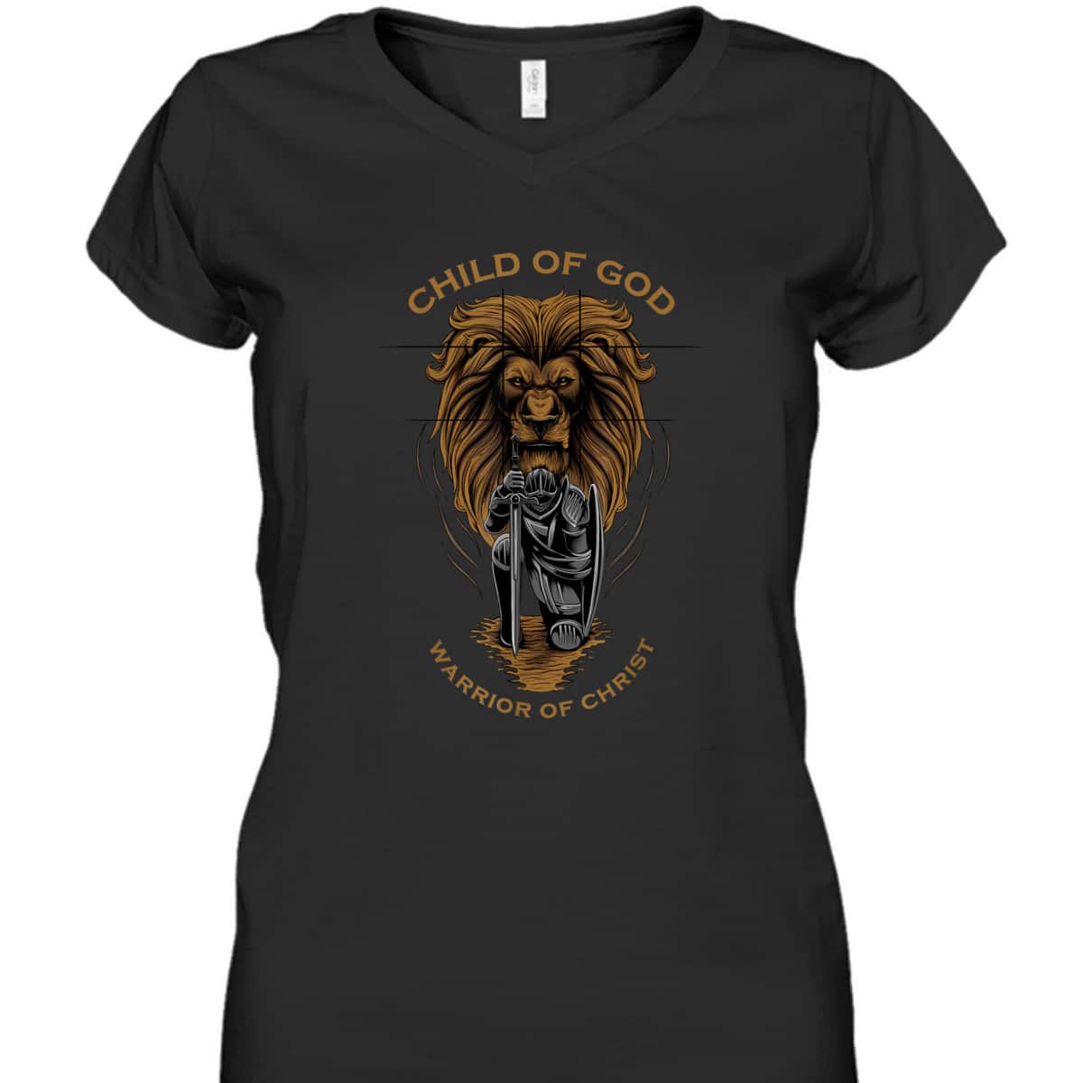 Child Of God Warrior Of Christ Armor Of God T-Shirt Jesus Christian Faith Gift