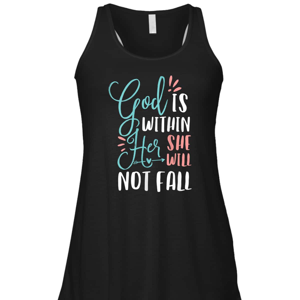 God Is Within Her She Will Not Fall T-Shirt Psalms 46:5 Christian Bible Verse Gift God Is Within Her She Will Not Fall T-Shirt Psalms 46:5 Christian Bible Verse Gift