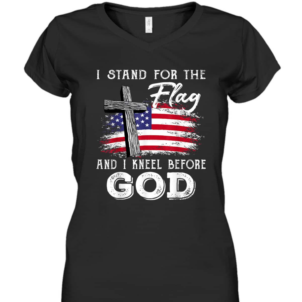 I Stand For The Flag And I Kneel Before God Memorial Day T-Shirt I Stand For The Flag And I Kneel Before God Memorial Day T-Shirt