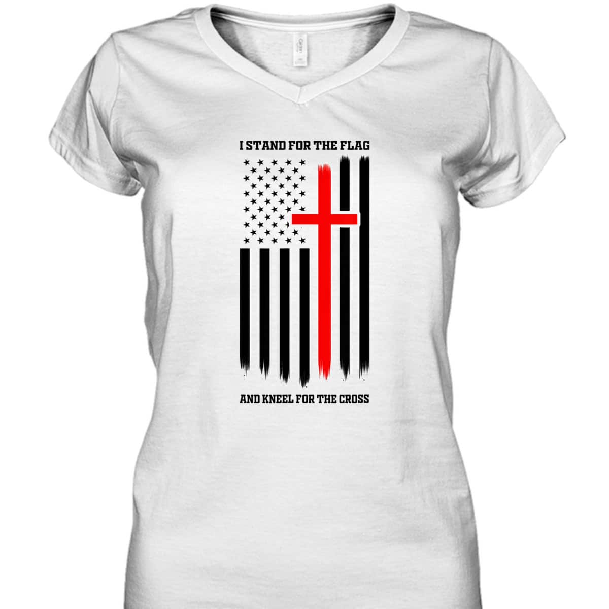 Veteran's Day T-Shirt I Stand For The Flag And Kneel For The Cross Veteran's Day T-Shirt I Stand For The Flag And Kneel For The Cross