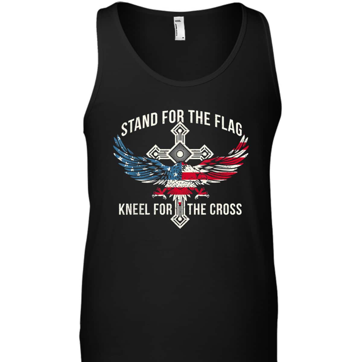 Stand For The Flag Kneel For The Cross Eagle T-Shirt USA American Flag Stand For The Flag Kneel For The Cross Eagle T-Shirt USA American Flag