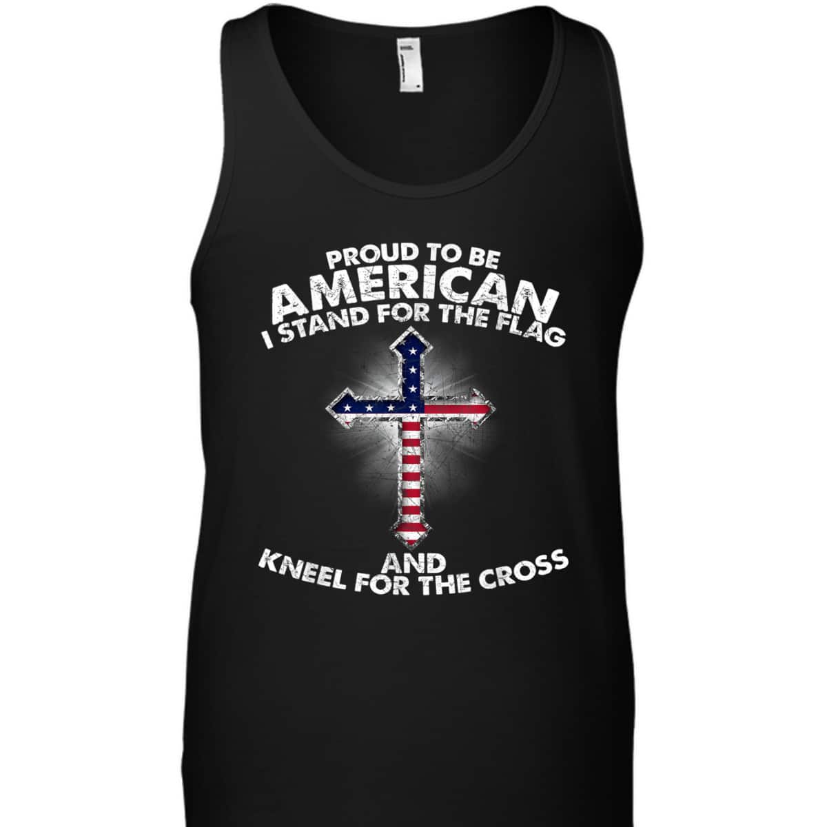 Stand For The Flag Kneel For The Cross Christian Patriotic US America Religious T-Shirt Stand For The Flag Kneel For The Cross Christian Patriotic US America Religious T-Shirt
