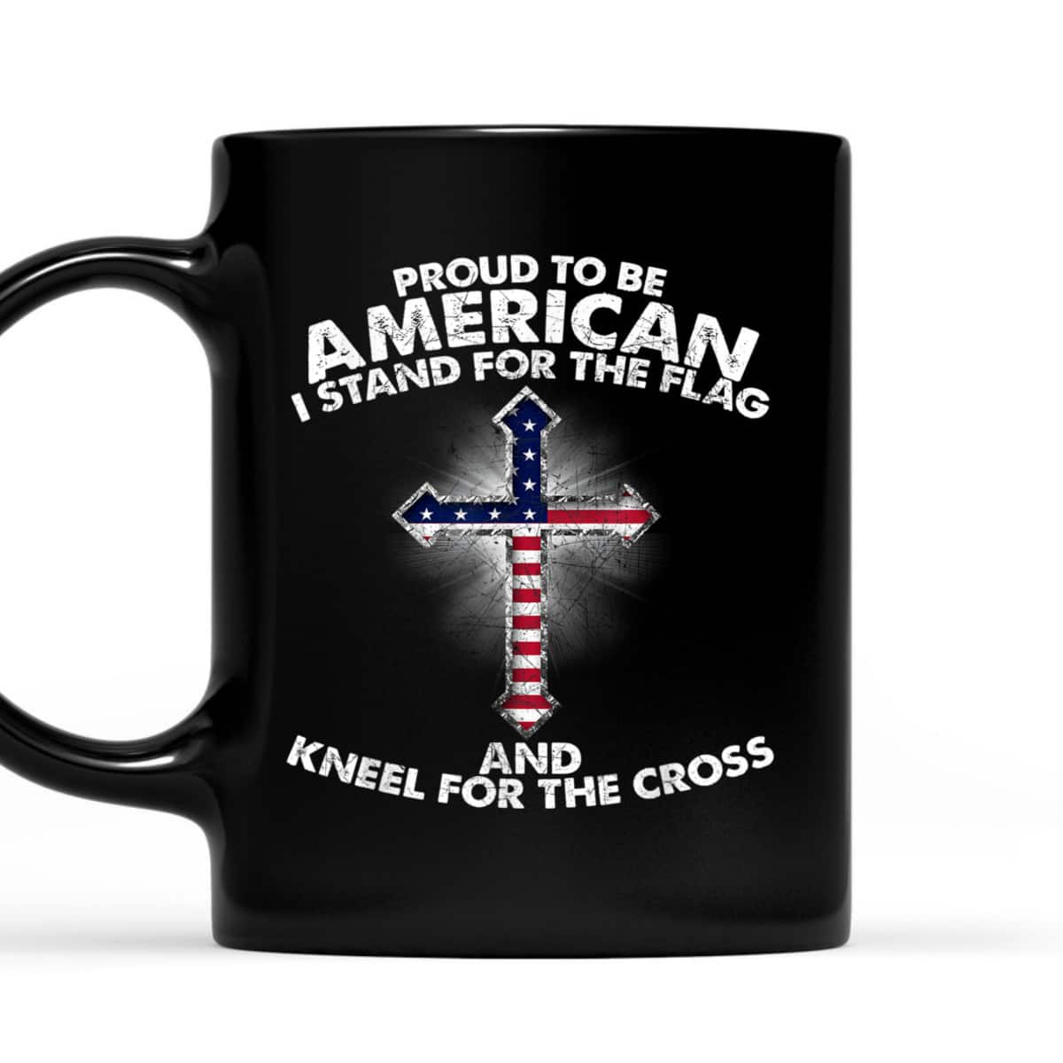 Stand For The Flag Kneel For The Cross Christian Patriotic US America Religious T-Shirt Stand For The Flag Kneel For The Cross Christian Patriotic US America Religious T-Shirt
