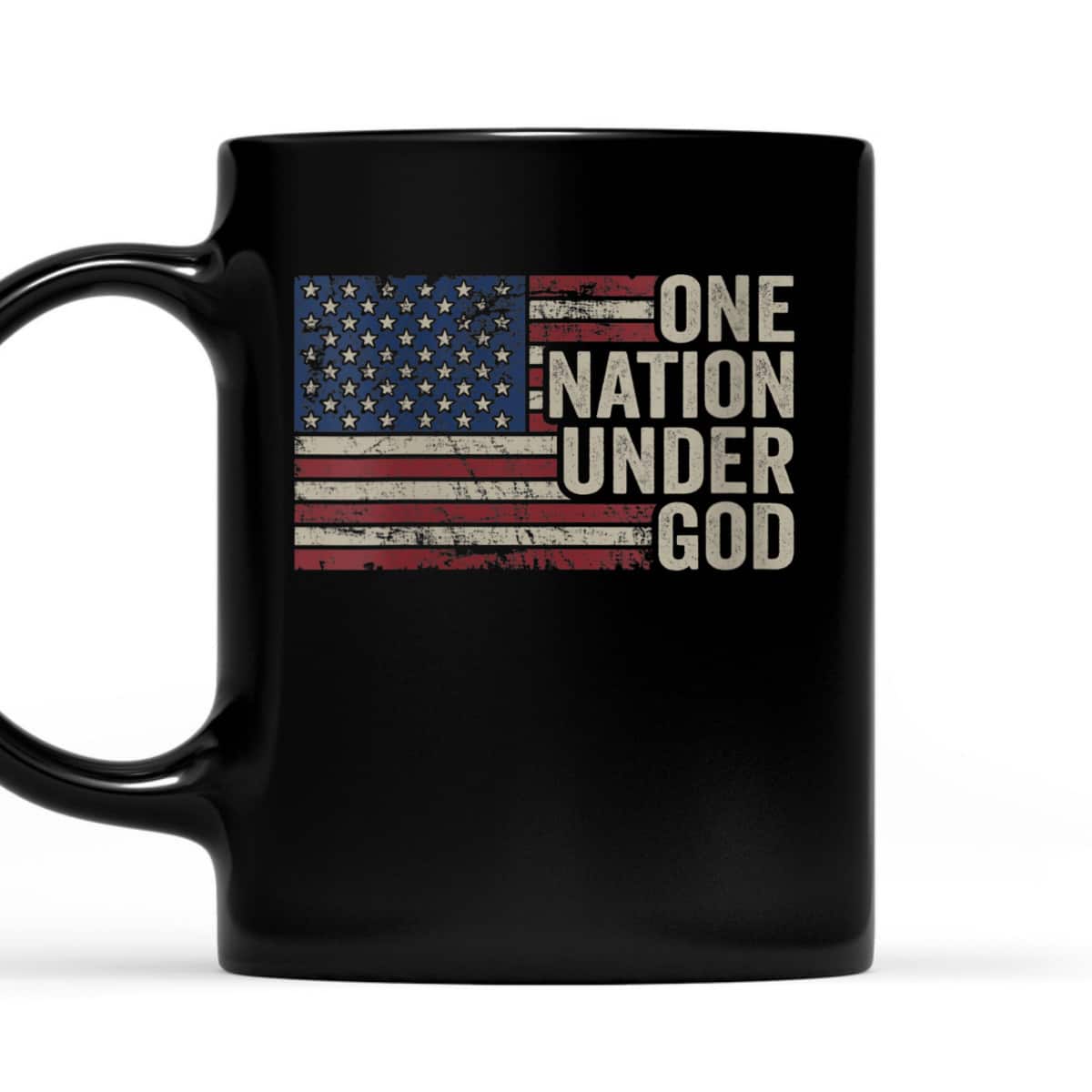 4th Of July T-Shirt One Nation Under God USA Vintage American Flag 4th Of July T-Shirt One Nation Under God USA Vintage American Flag