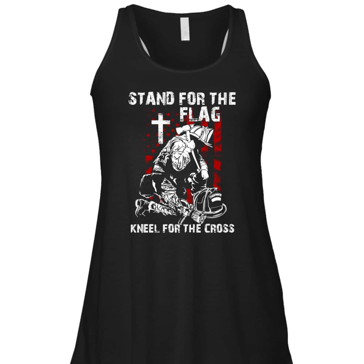 USA Flag T-Shirt I Stand For The Flag Kneel For The Cross USA Flag T-Shirt I Stand For The Flag Kneel For The Cross